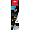 photo - Marqueur - Peinture acrylique - Noir - Multi-supports - Double pointes - Faber-castell - Black Edition - Shake & Paint