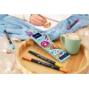 Etui de 4 feutres de coloriage - A base d'alcool - Double pointes - Faber-Castell - Goldfaber - Bold & Easy II