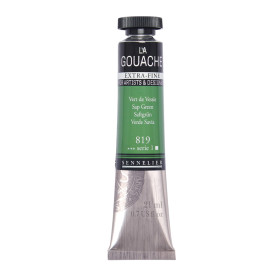 photo - Gouache - Extra-fine - Vert de vessie - 819 - Tube de 21ml - Sennelier