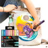 Pochette 8 marqueurs POSCA - PC1M - Couleurs douces - Pointe extra fine - 0,7-1mm