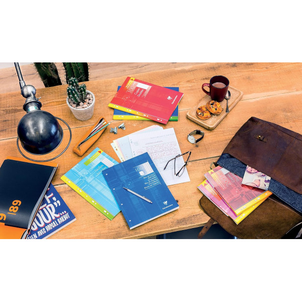 Copies simples - Blanche - Grand carreaux - A4 - 100 feuilles - Clairefontaine