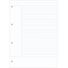 Bloc de cours - A4 - Lignes - 90g - 100 feuilles - Cornell notes - Clairefontaine