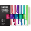 photo-Peinture acrylique - Liquitex - Basics acrylics - 6 tubes 118ml - Couleurs métalliques