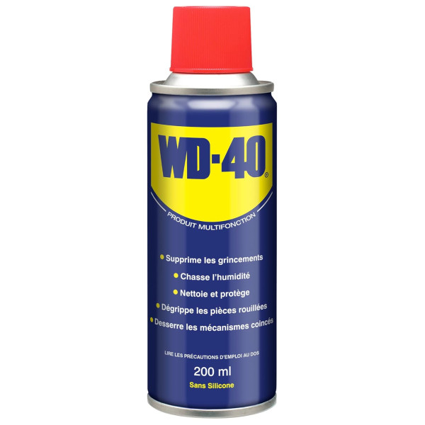 photo-WD 40 - Dégraissant - Multifonction - Sans silicone - Avec embout - 200ml