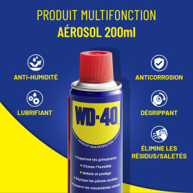 WD 40 - Dégraissant - Multifonction - Sans silicone - Avec embout - 200ml