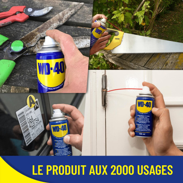 WD 40 - Dégraissant - Multifonction - Sans silicone - Avec embout - 200ml