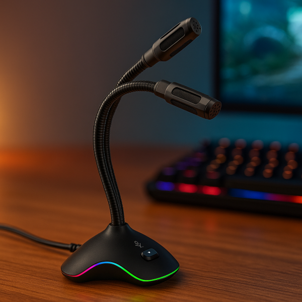 Microphone - Flexible 360° - Rétroéclairé - PC/MAC - Spirit of Gamer - EKO300