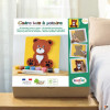 Cadre en bois à décorer - Modèle ourson - Loisirs créatifs - Enfant - Aladine