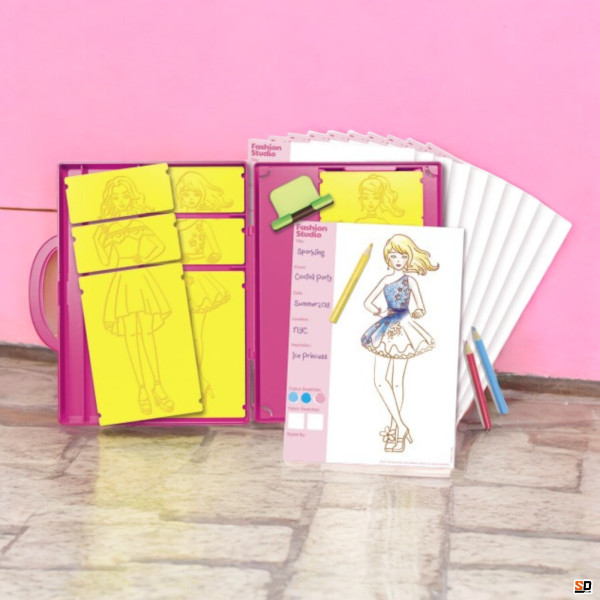 Jeu créatif - Studio de mode - Dessine et crée tes vêtements de mode - Dès 5 ans