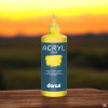 Peinture acrylique - Jaune citron - Tous supports - Opaque - Indélébile - Darwi - 80ml