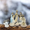 Moule en latex - Santons - Personnages de la crèche - Noël - 9 sujets