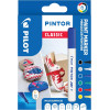 photo-Marqueurs - A base d'eau - Tous supports - Couleurs classiques - 6 teintes - Pointe fine - Pilot Pintor