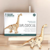 Maquette - Puzzle - 3D - Mécanique - Dinosaure - Diplodocus - 48 pièces - Dès 8 ans
