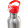 Gourde - Inox - Pour enfant - Paille intégrée - 600ml - Pour l'école, pique-nique - Lilliputiens