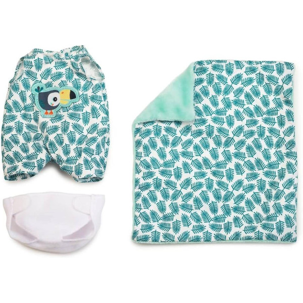 Peluche - Bébé Ari et son couffin - Poupon - Dès 1 an - 22cm - Tissu - Lilliputiens
