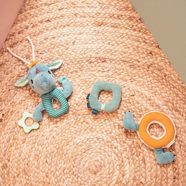 Jeu d'éveil - Hochet, anneau de dentition - Dès la naissance - Lilliputiens - Joe le dragon