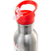 Gourde - Inox - Pour enfant - Paille intégrée - 600ml - Pour l'école, pique-nique - Lilliputiens