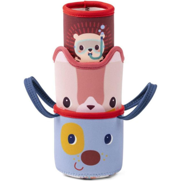 photo-Jouets pour le bain - 3 gobelets - Dès 6 mois - Jules le chien - Lilliputiens