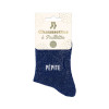 Chaussettes - Femme - Bleu avec paillettes - Pépite - Taille 36/42 - Humour - Cadeau