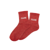 photo-Chaussettes - Femme - Rouge avec paillettes - Vilaine - Taille 36/42 - Humour - Cadeau