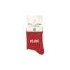 Chaussettes - Femme - Rouge avec paillettes - Vilaine - Taille 36/42 - Humour - Cadeau