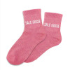 PHOTO-Chaussettes - Femme - Rose avec paillettes - Sale gosse - Taille 36/42 - Humour - Cadeau