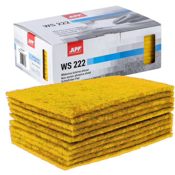 photo-Fibre abrasif - Pour ponceuse - Micro grain - 150x230mm - 10 pièces - APP WS 222