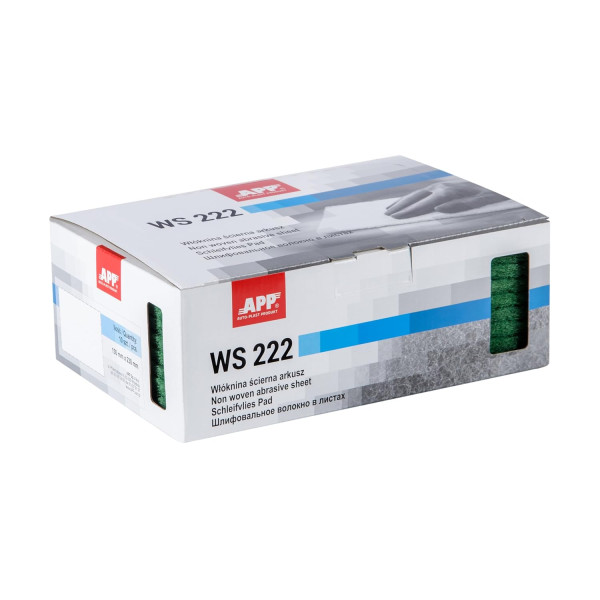 Fibre abrasif - Pour ponceuse - Grain gros - 150x230mm - 10 pièces - APP WS 222