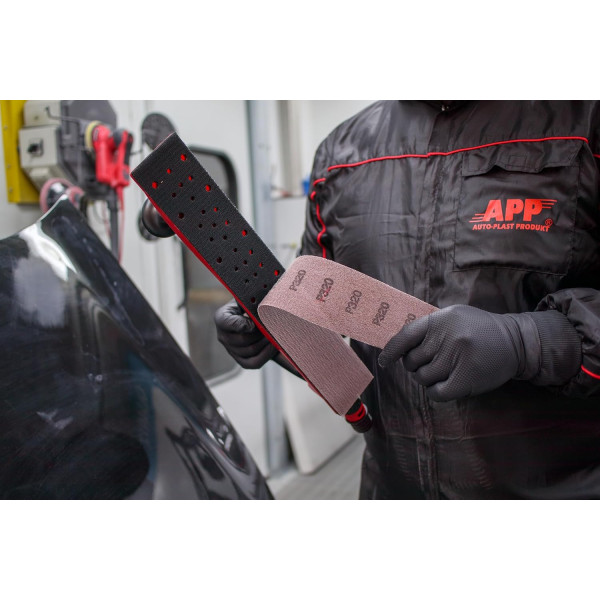 Bandes abrasives pour ponceuse - 70x420mm - Grain P120 - 50 pièces - Ntools - APP