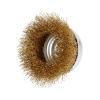 Brosse métallique pour perceuse - 75mm diamètre - Avec tige hexagonale - NTools