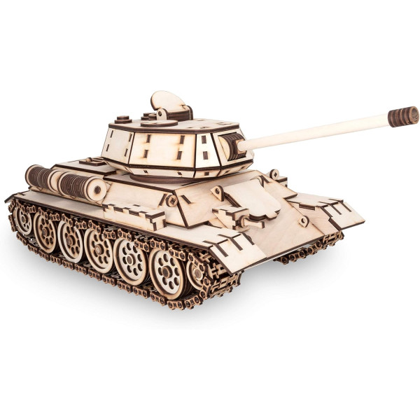 photo-Modélisme - Maquette 3D - Char - Tank T-34 -  600 pièces - Bois - Puzzle