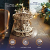 Modélisme - Maquette 3D - Carrousel - Rotatif - 300 pièces - Bois - Puzzle
