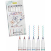 photo-Feutres - Deux pointes - Pointe fine - 6 combinaisons de couleur - Online - 2 lines Pen