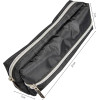 Trousse - 2 compartiments - Noir - 20cm - Scolaire - Online