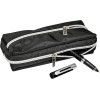 Trousse - 2 compartiments - Noir - 20cm - Scolaire - Online