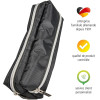 Trousse - 2 compartiments - Noir - 20cm - Scolaire - Online