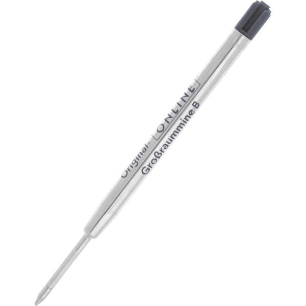 photo-Recharge pour stylo à bille - Noir - Trait large - Standard international - Online