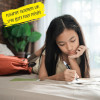 Stylo roller - Rechargeable - Pointe moyenne - Pour l'école - Vert menthe - Online