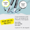 Stylo roller - Rechargeable - Pointe moyenne - Pour l'école - Vert menthe - Online