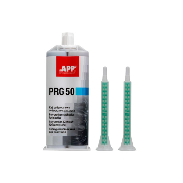 photo-Colle polyuréthane bi-composant pour plastiques - Séchage rapide - 2 x 25 ml - APP PRG 50