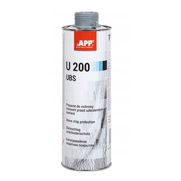 photo-Anti gravillon - Gris - Anti corrosion - Carrosserie - APP - Bidon 1L
