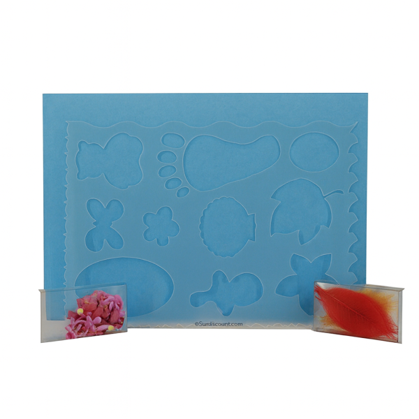 photo-Album photos - Scrapbooking - 21 x 29,7 cm - Bleu - Pochettes plastiques + stickers - Exacompta