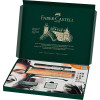 Coffret dessin - Faber-Castell - Crayons Polychromos, Pitt pastell, charbon + accessoires