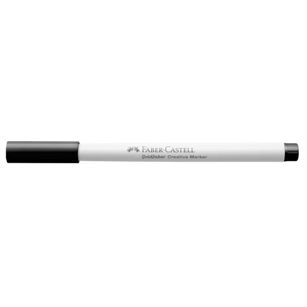 photo-Feutre - Noir - Indélébile - Pointe 1,5mm - Tous supports - Faber-Castell Goldfaber creative marker