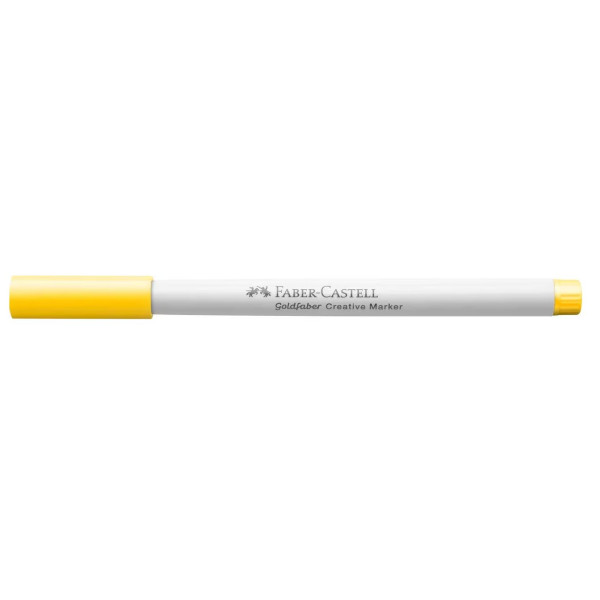 photo-Feutre - Jaune - 507 - Indélébile - Pointe 1,5mm - Tous supports - Faber-Castell Goldfaber creative marker