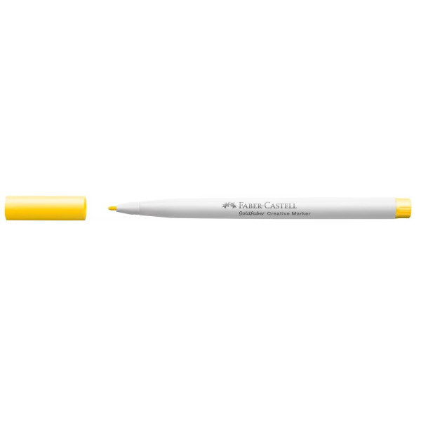 Feutre - Jaune - 507 - Indélébile - Pointe 1,5mm - Tous supports - Faber-Castell Goldfaber creative marker