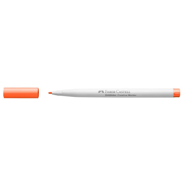 Feutre - Orange - 513 - Indélébile - Pointe 1,5mm - Tous supports - Faber-Castell Goldfaber creative marker