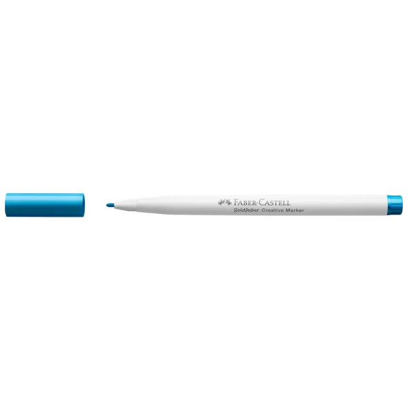 Feutre - Bleu - 543 - Indélébile - Pointe 1,5mm - Tous supports - Faber-Castell Goldfaber creative marker