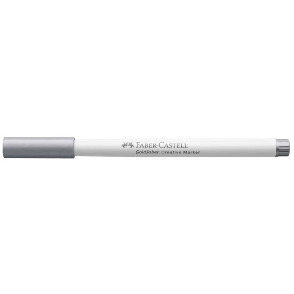 photo-Feutre - Argent - 551 - Indélébile - Pointe 1,5mm - Tous supports - Faber-Castell Goldfaber creative marker