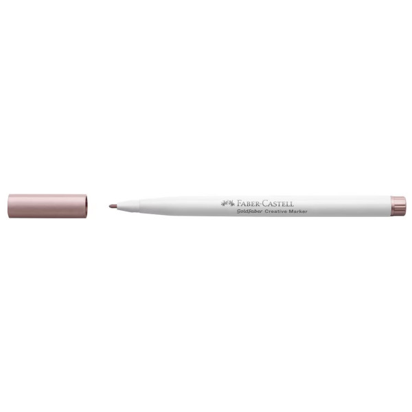 Feutre - Rose - 589 - Indélébile - Pointe 1,5mm - Tous supports - Faber-Castell Goldfaber creative marker